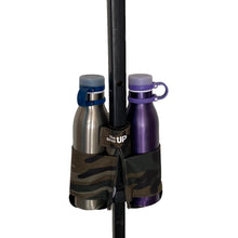 Load image into Gallery viewer, Pop up tent and pop up canopy drink holder. Fits most cans, bottles, and thermos.  Pop up tent drink holder, pop up canopy beer holder.