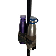 Load image into Gallery viewer, Pop up tent and pop up canopy drink holder. Fits most cans, bottles, and thermos.  Pop up tent drink holder, pop up canopy beer holder.